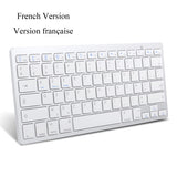 Russian French Arabic Spanish Wireless Keyboard