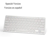 Russian French Arabic Spanish Wireless Keyboard