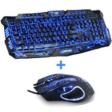 Tri-Color Backlight Computer Gaming Keyboard Wired