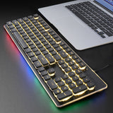 Gaming Keyboard 104 Keycaps Wired