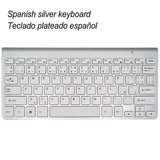 Portable Mute Keys Keyboards 2.4G Ultra Slim Wireless